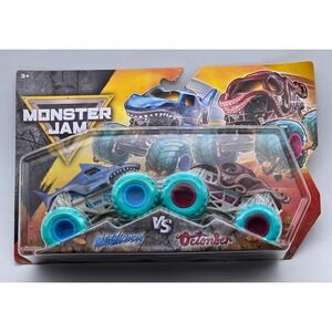 Monster Jam Megalodon vs Octon8er Die Cast Truck 2 Pack Series 35 1:64 New